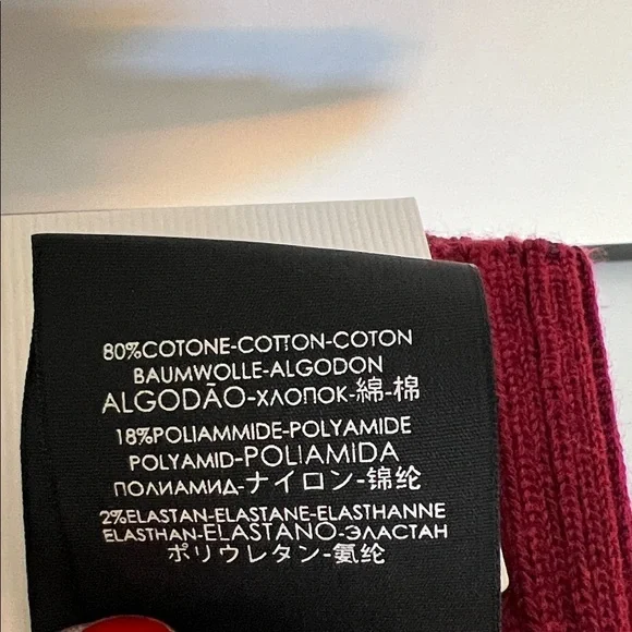 Gucci unisex Burgundy and Navy Socks - Picture 6 of 8